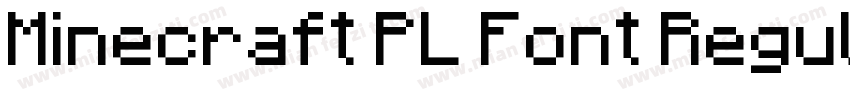 Minecraft PL Font RegularVersion 1字体转换